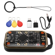 Chameleon Ultra V3.0 RFID Smartcard-Emulator-Lesegerät 125 KHz 13,56 MHz ID IC Smartcard NFC-Tag-Kopierer + 3XUID-Schlüsselanhänger