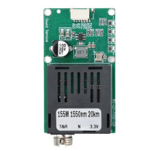 20KM TTL Optical Transceiver Module 5.5-26V Fiber Optic Communication for Drones Long Distance Signal Transmission