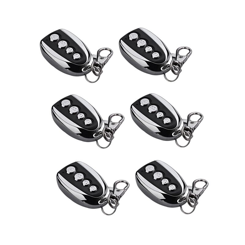 6Pcs 433.92MHz Universal Remote Control for Garage Doors and Gates 4 ...