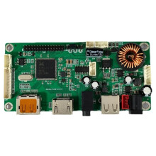 7-65 Zoll LCD-Bildschirm, -Kompatibel, DP-zu-LVDS-Treiberplatine mit Verstärker, Kopfhörer-Ladeanschluss, USB-Anschluss, Auflösung 1920 X 1080