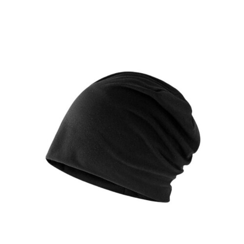 Tynd Slouchy Beanie Hat til forår/sommer Black