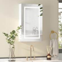 40x66 Bathroom Cabinets with Light,Mirror,Anti Fog