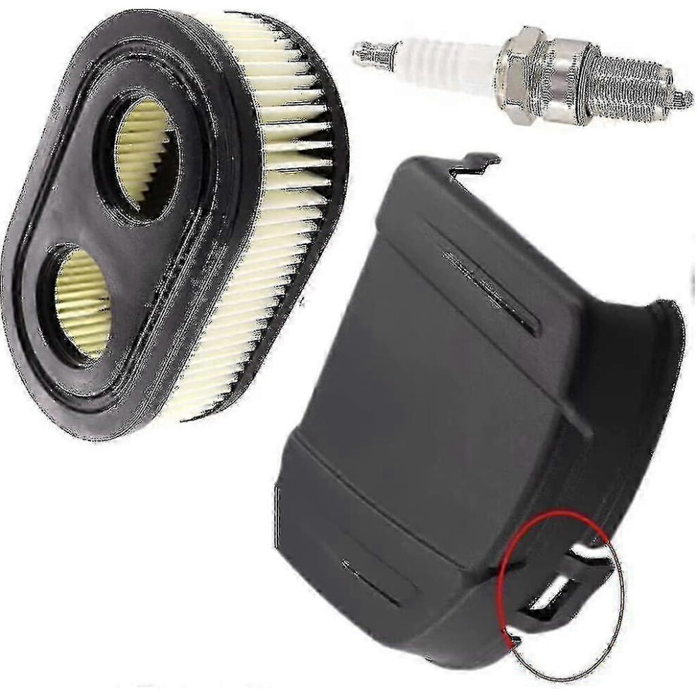 Air Filter Cover With Spark Plug For Briggs & Stratton 650Exi, 675Exi, 675Is Mower Engines (Es G1000 7624176682773