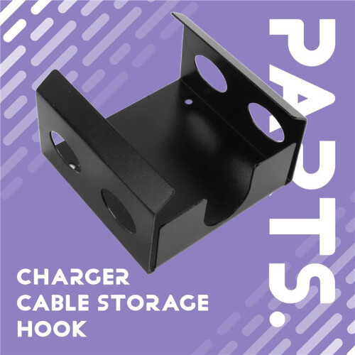 EV Charger Holder Cable Storage Hook for Electric Vehicles, Wall Mount for Home Garage EV Charging Cable Bracket 1