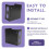 EV Charger Holder Cable Storage Hook for Electric Vehicles, Wall Mount for Home Garage EV Charging Cable Bracket 4