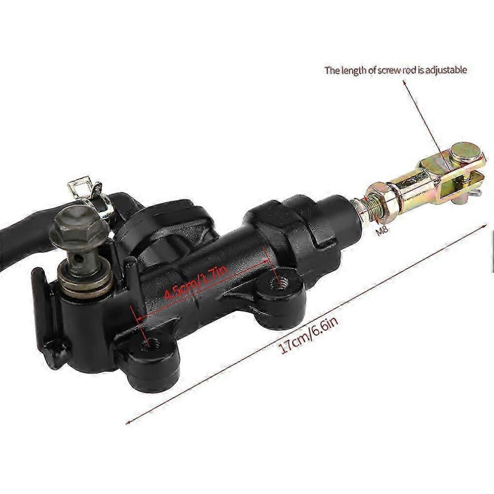 Hydraulic Master Cylinder For Suzuki Gsxr 600 750 1000 1300 Rear Brake 7624176627545
