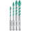 Four-flute sawtooth drill bits for wood/tile in 4pcs sturdy set 1