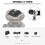2pcs 38mm Square Arca Type Quick Release Plate Micro Single Camera Base Universal Model 2