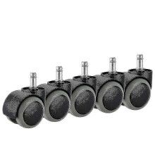 Náhradné kolieska pre kancelárske stoličky IKEA, balenie 5 kusov 10 mm x 22 mm