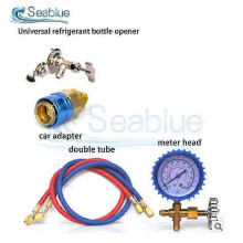 R134a Car Air Conditioner Refill with Adapter (Refrigerant Gas Not Included)