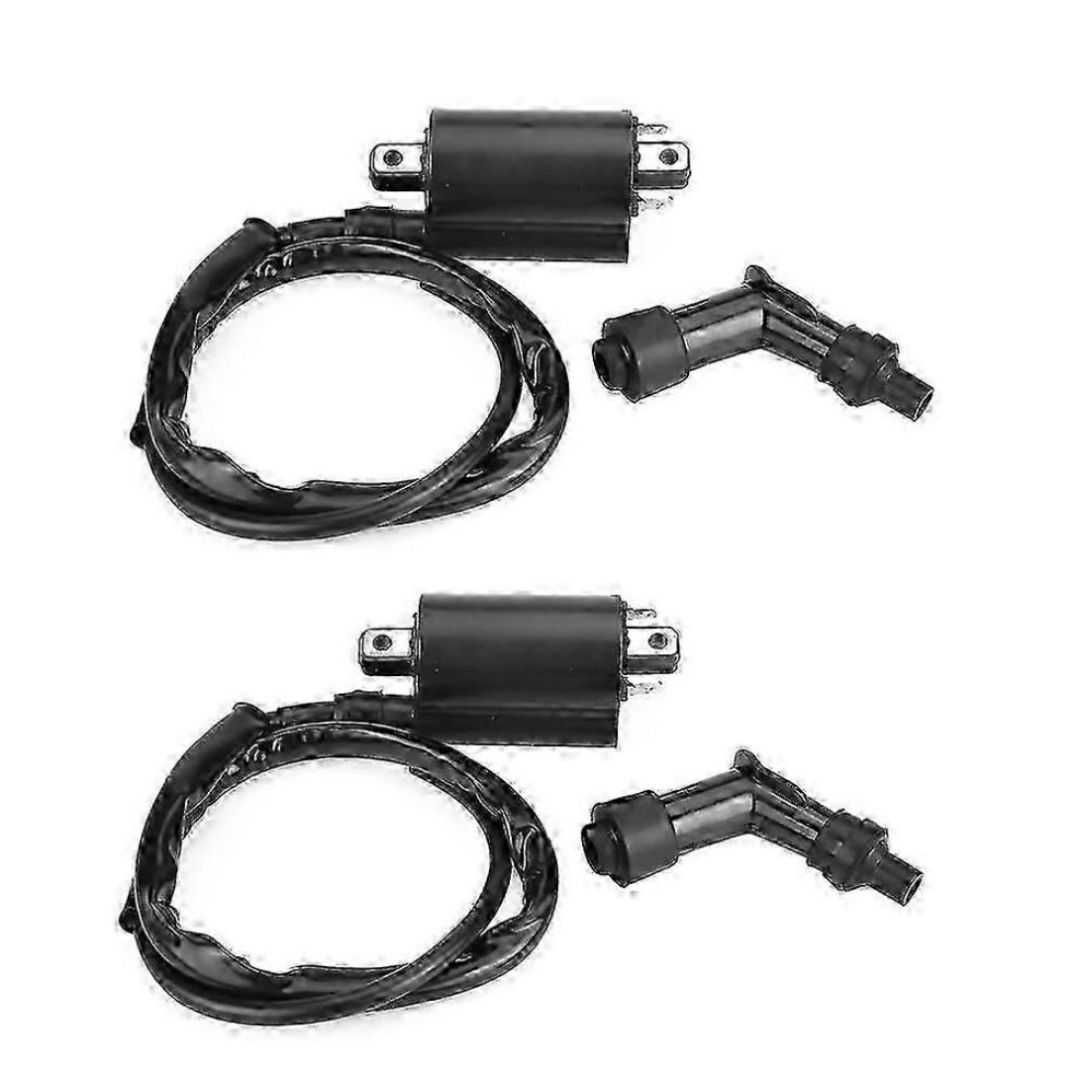 Coil Set For Suzuki Vs1400 Intruder 1987-2004 Ignition Front Rear 7624176628061