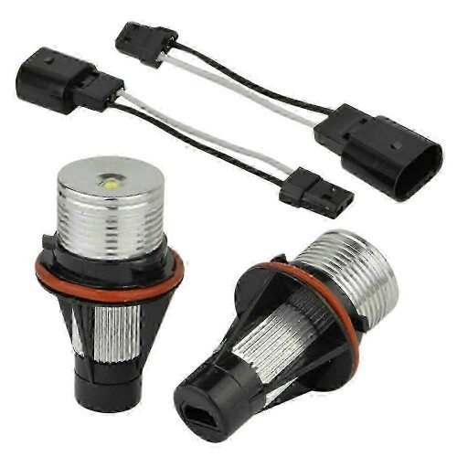 White Halo Light Bulbs for E63 E64 E66 - 8000K LED Angel Eye