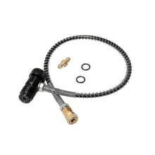 300Bar HPAT Valve Filling Station Refill Adapter with Top Spin Button, G5/8 Male - PCP Scuba Diving