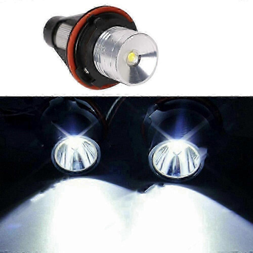 White Halo Light Bulbs for E63 E64 E66 - 8000K LED Angel Eye 2