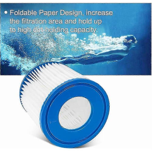 2-piece filter set for Bestway 58381, PVC, 78x88mm 1