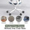 Replacement casters for IKEA office chairs, 5-pack 10mm x 22mm 4