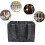 Bottle bag with 6 compartments for wine carrier and storage 5