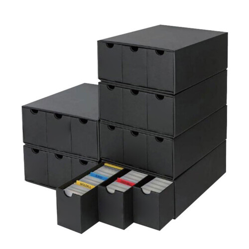 Protective Game Card Keeper Box Thick Corrugated-18 squares 1