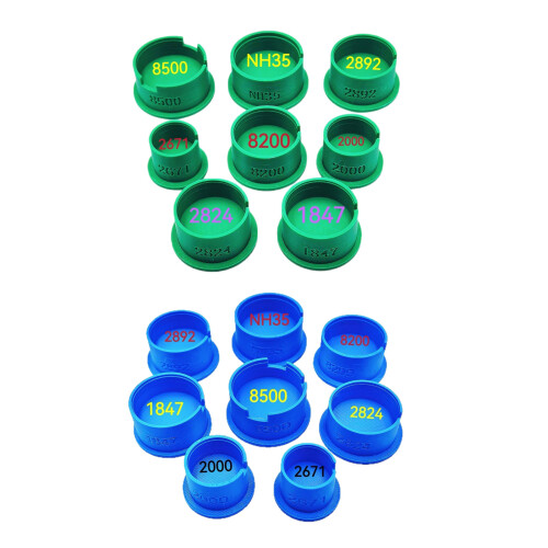 8 Piece Plastic Watch Gear Holder Set For Efficient Watch-Blue 1