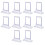 Premium Card Storage Case With Integrated Stand And High-10pcs 1