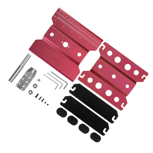 General Model Car Support Platform Rotating Model Vehicle-Red