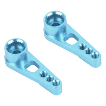Heavy Duty 25T Servo Arm Metal Construction-light blue