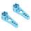 Heavy Duty 25T Servo Arm Metal Construction-light blue 1