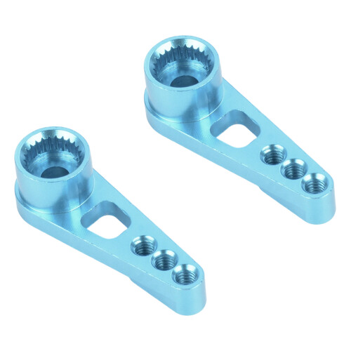 Heavy Duty 25T Servo Arm Metal Construction-light blue