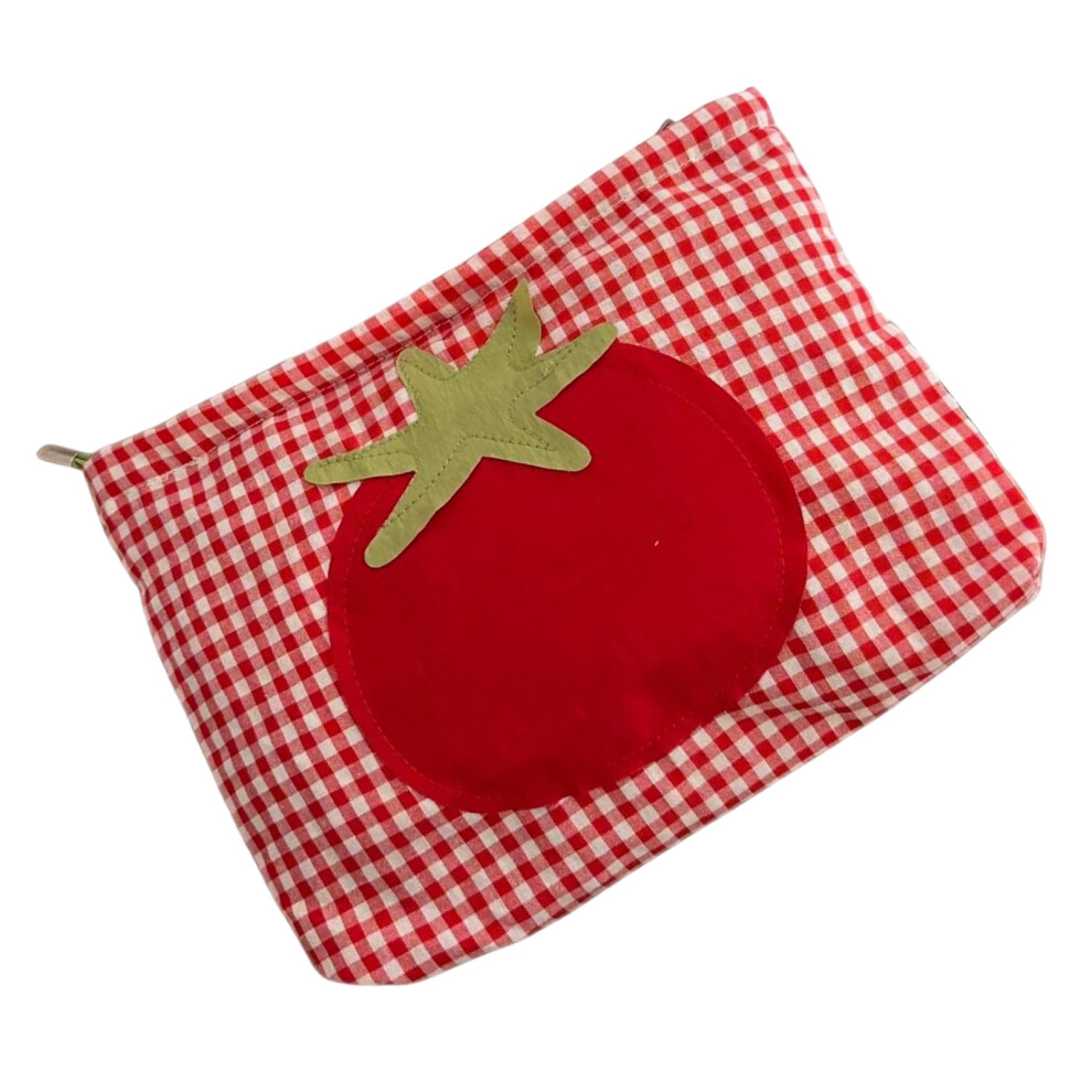 Plaids Cosmetic Pouches Handbag Waterproof Cosmetic Bag Makeup