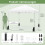 3x3 m Vodotěsný Pop-Up Pavilion Stan s Roll Bag 2