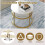 Lift-Top Coffee Table with Hidden Storage, Adjustable Height 5