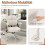 Ergonomic Office Chair with Armrests & Wheels, Beige 5