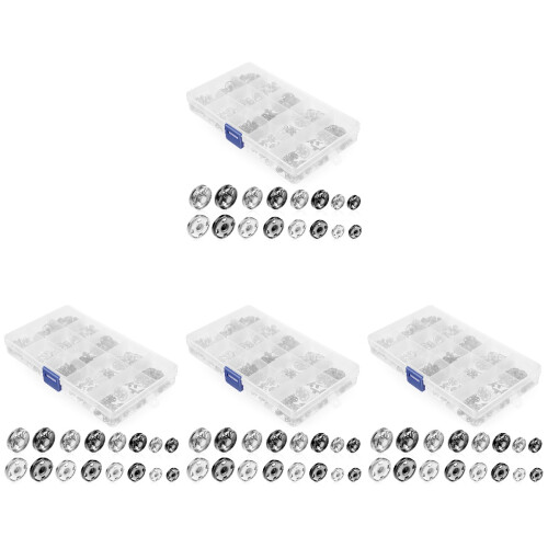 Assorted Color Sewing Snap Fasteners Strong Metal Buttons