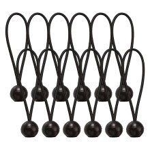 Corde élastique à boule, sangles de fixation robustes pour bâches et auvents, idéales pour sécuriser les objets domestiques, cordon élastique