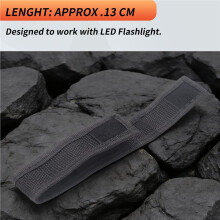 2pcs 13cm Black Nylon Holster Holder Belt Pouch Case Bag for LED Flashlight Torch