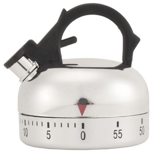 60 Minute Counting Teapot Shaped Kitchen Cooking Alarm Clock Timer Mechanical 1
