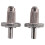 Roller Saddle Bridge with Posts and Spanner For Electric Guitar Silver 3