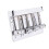 4 String Hardtail Bridge for Precision Jazz Bass Chrome 201B-4 Badass 9