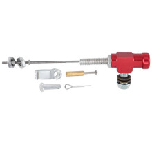 Motorcycle Hydraulic Clutch Master Cylinder Rod Brake Pump M10x1.25mm Aluminum red