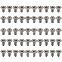 M3 x 6mm Hex Socket Countersunk Flat Screw Bolts 50pcs