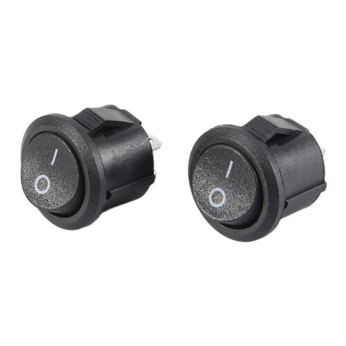 2x /Off Self Latching Press Buttons Rocker  Toggle for Car Auto Boat black