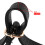 DIY Replacement Leather Bag Shoulder Strap Handle  Body Adjustable 140*2cm, Black 8