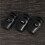 Diameter 8 mm hole, cord cord stopper laces snap hook, black, 10 pcs 6