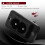 Black 2 Pin IEC320 C8 Screw Mount Inlet Plug Socket AC 250V 2.5A 6 Pcs 4