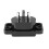 Black 2 Pin IEC320 C8 Screw Mount Inlet Plug Socket AC 250V 2.5A 6 Pcs 10