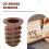 20 pieces M6x 15mm hexagon socket screw thread insert nut for wood 4