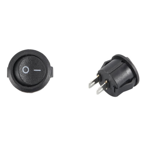 2x /Off Self Latching Press Buttons Rocker  Toggle for Car Auto Boat black 1