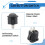 2x /Off Self Latching Press Buttons Rocker  Toggle for Car Auto Boat black 6