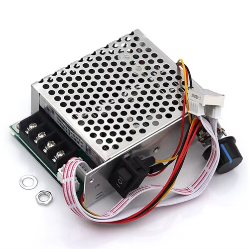 PWM  Motor Speed Controller DC10-55V Digital LED Display Adjustable Drive Module Input MAX 60A 12V 24V 36V 48V W Case