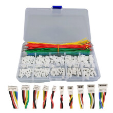 JST 1,25 mm Rastermaß Verlängerungskabel Stecker/Buchse 2/3/4/5/6-Poliger Gehäuseadapter mit Vorgepresstem, Weichem Silikondraht